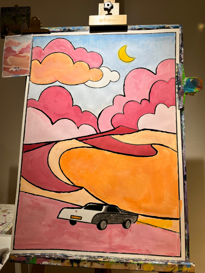 사막 도안 색칠 2