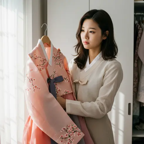 조카 결혼식 고모도 한복