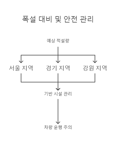 폭설 대비 및 안전 관리