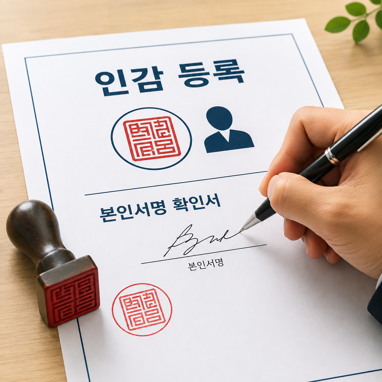 인감 등록 방법 및 본인서명사실확인서 활용 가이드