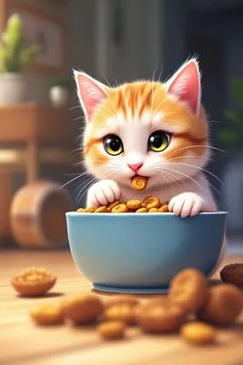 고양이 사료의 주요 성분 이해