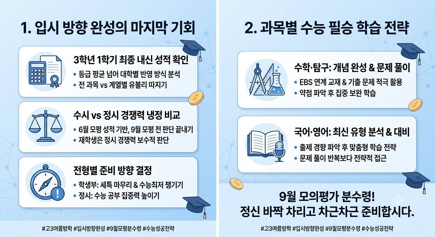 여름방학 입시전략