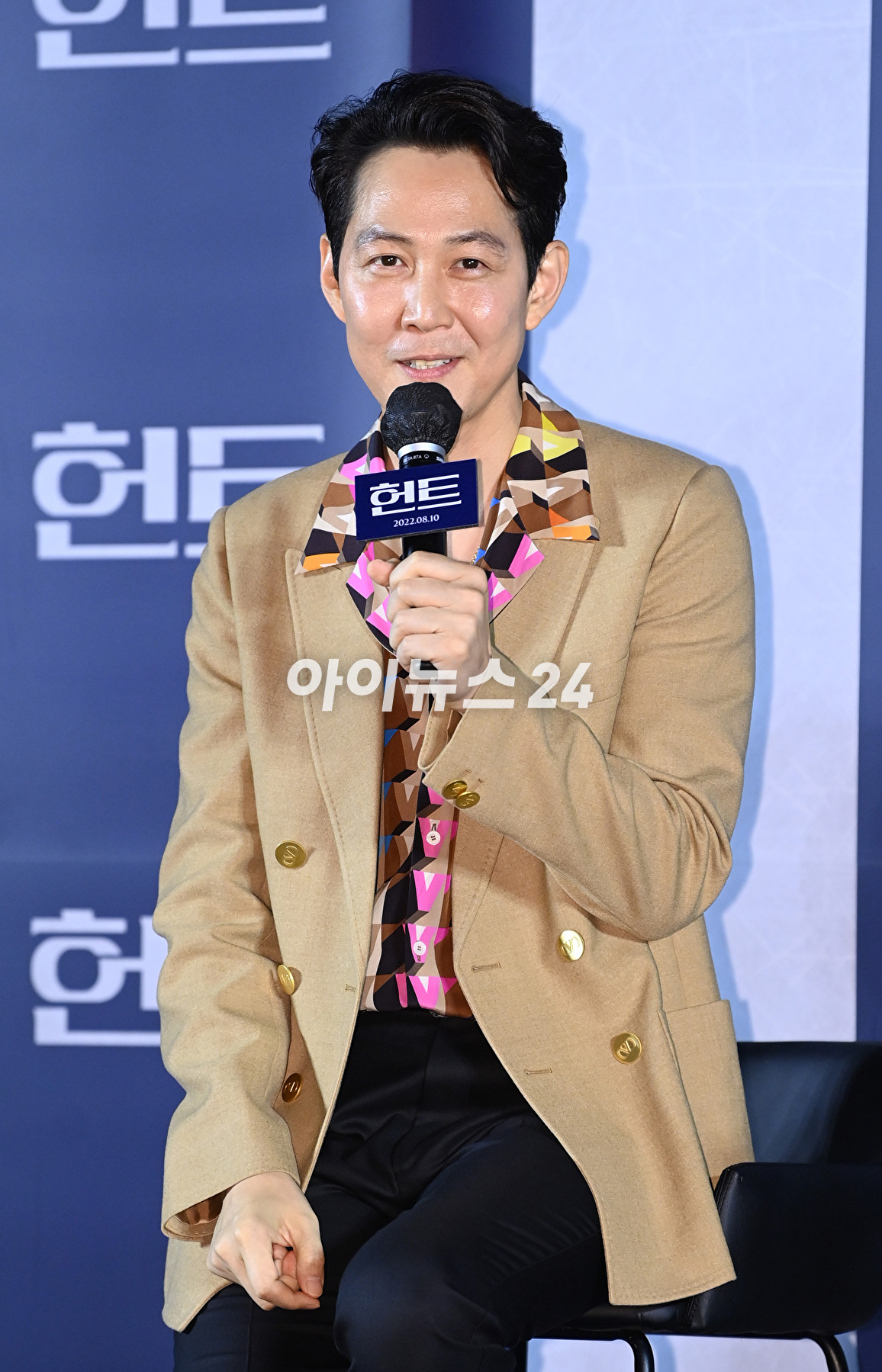 배우 정우성이 5일 오전 서울 성동구 성수 메가박스에서 열린 영화 '헌트'(감독 이정재) 제작보고회에 참석해 포토타임을 갖고 있다. [사진=정소희 기자]