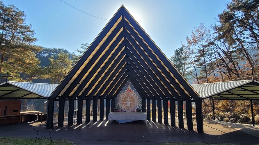 횡성 풍수원성당 성체현양동산