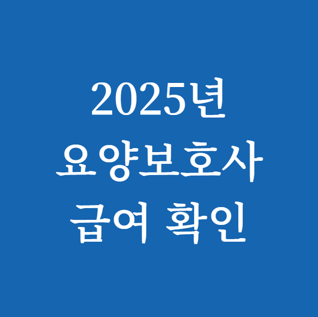 요양보호사 급여