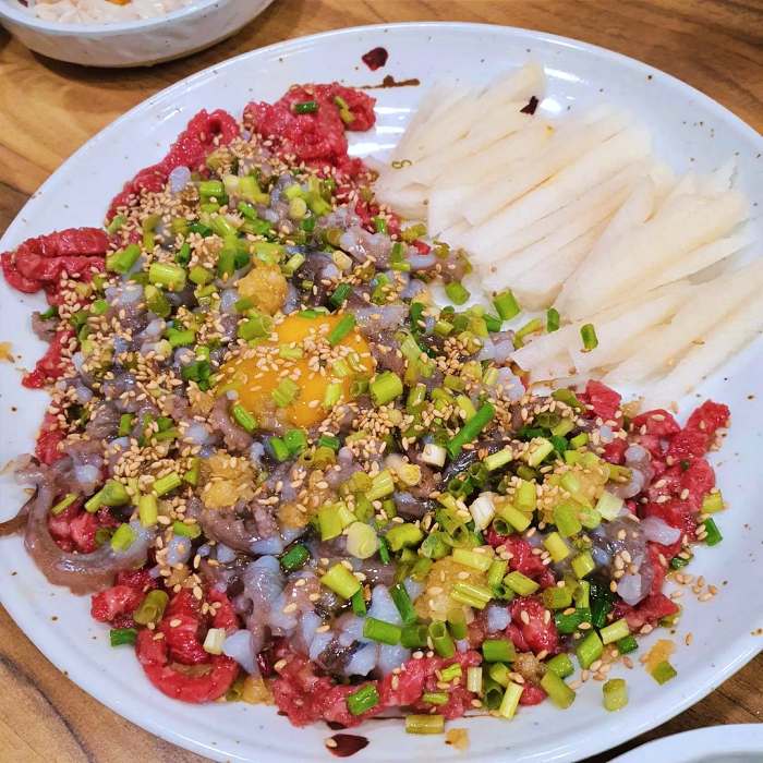 생생 정보마당 마포 공덕 산낙지 전골 낙지 철판 볶음 맛집