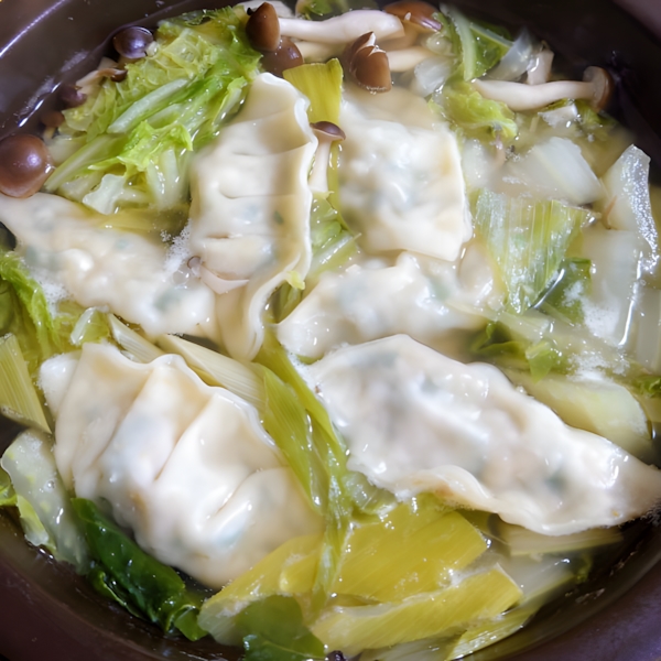 양지육수 왕교자 만두전골