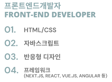 프론트엔드 개발자