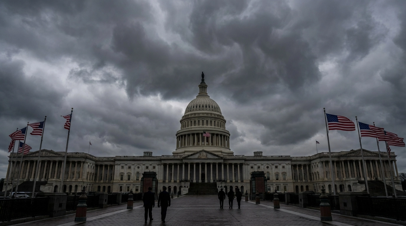 미국 국회의사당 건물 전경