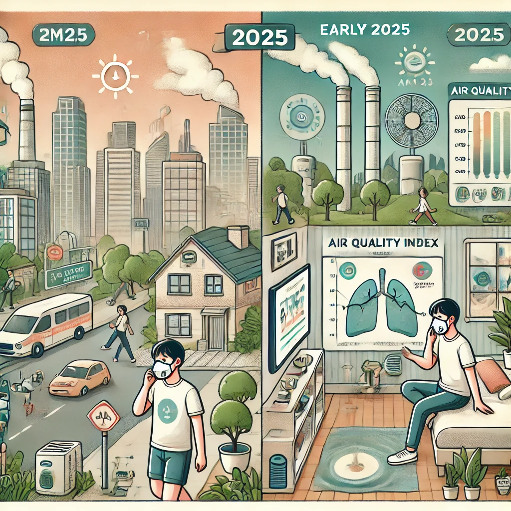 2025년 초미세먼지와 호흡기 질환 대처법