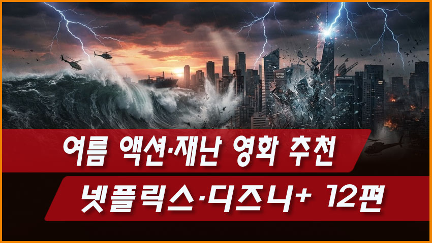 여름 액션&middot;재난 영화 추천｜넷플릭스&middot;디즈니+ 12편