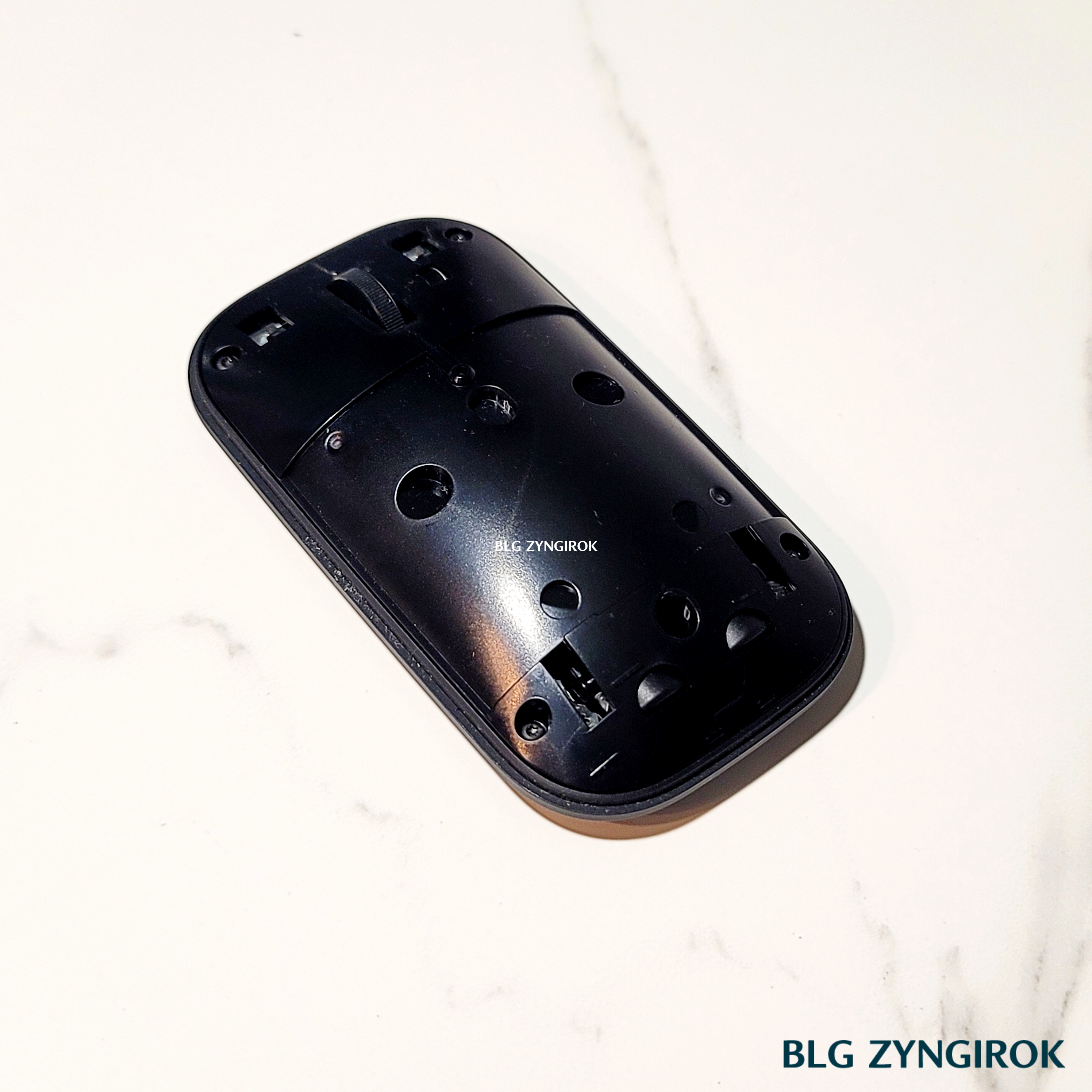 MS Design Mouse 상판을 제거한 모습