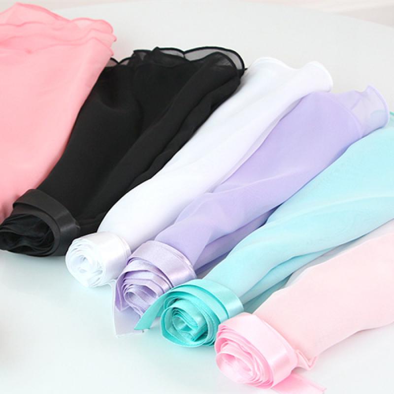 발롱 CS001 성인 발레복 쉬폰스커트 폴 댄스 웨어 치마