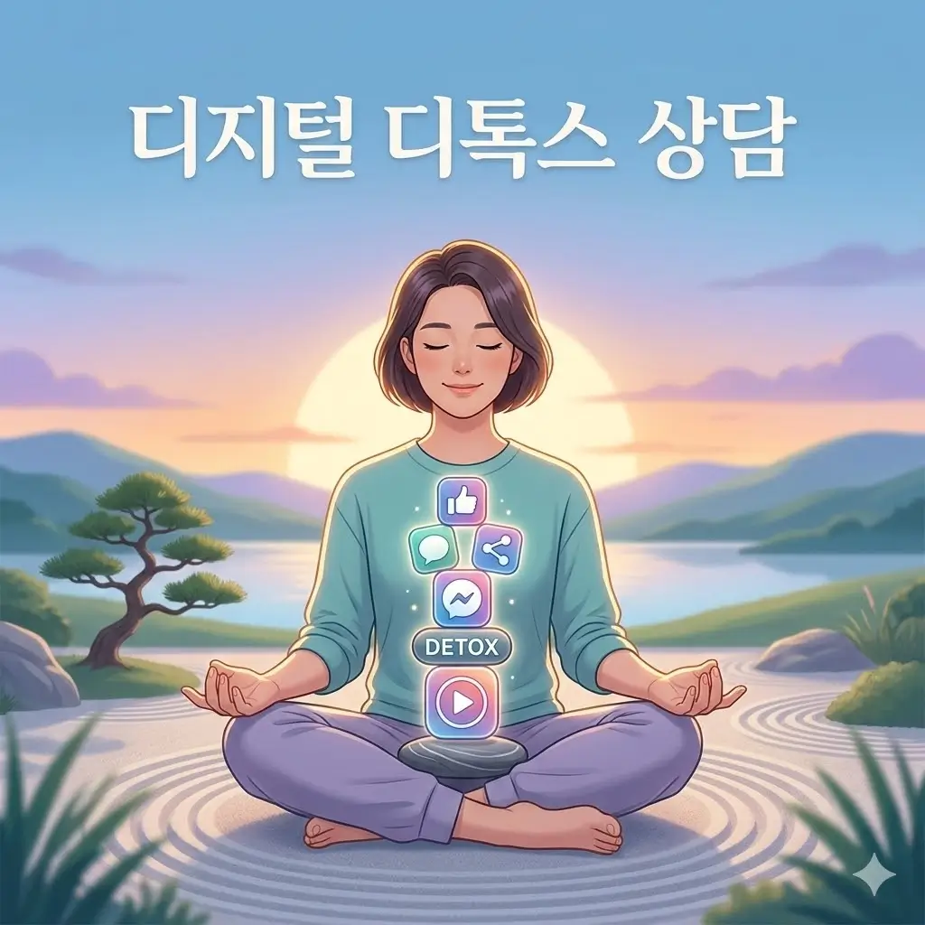 디지털 디톡스 상담이란? 스마트폰 피로를 마음의 관점에서 보기