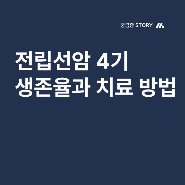 전립선암 4기 생존율 치료방법