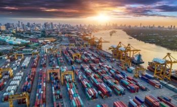 무역 물류 사진