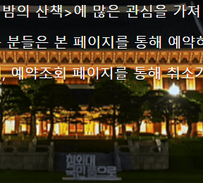 밤의산책