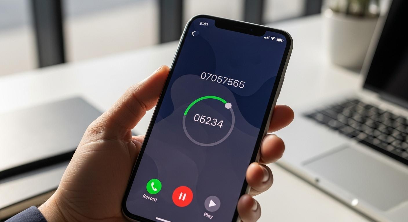 아이폰 통화녹음 멘트