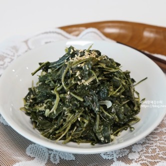 취나물 볶음 모습