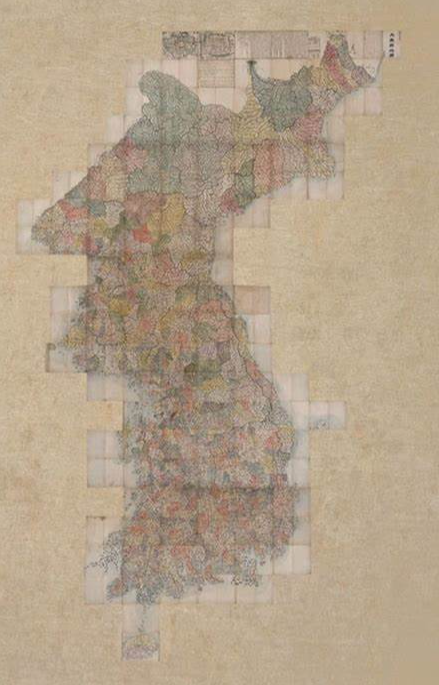 대동여지도 채색본