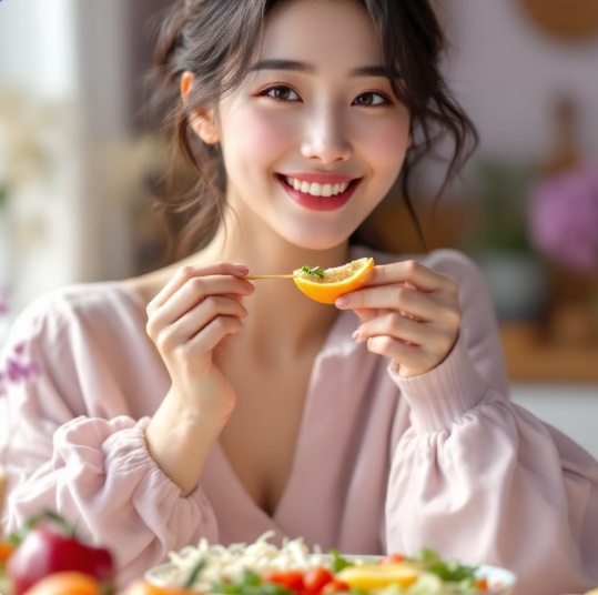 피부가 좋아지는 음식 사진