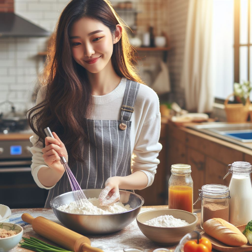밀가루 칼로리 및 콜레스테롤 관계 