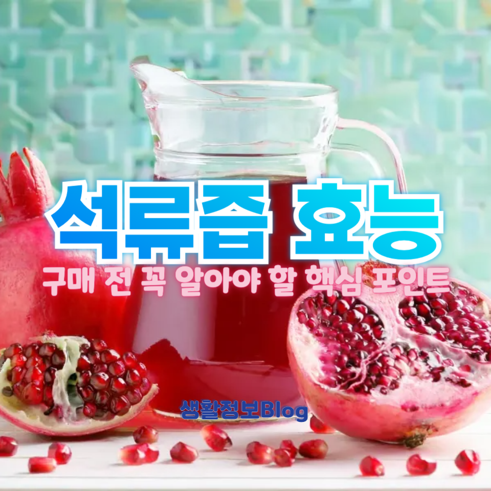 석류즙 효능