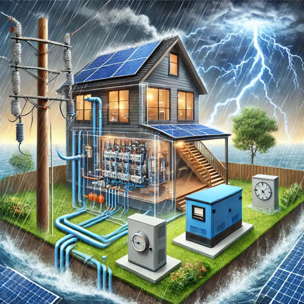 태풍과 번개로부터 가정 전기 설비를 보호하는 방법