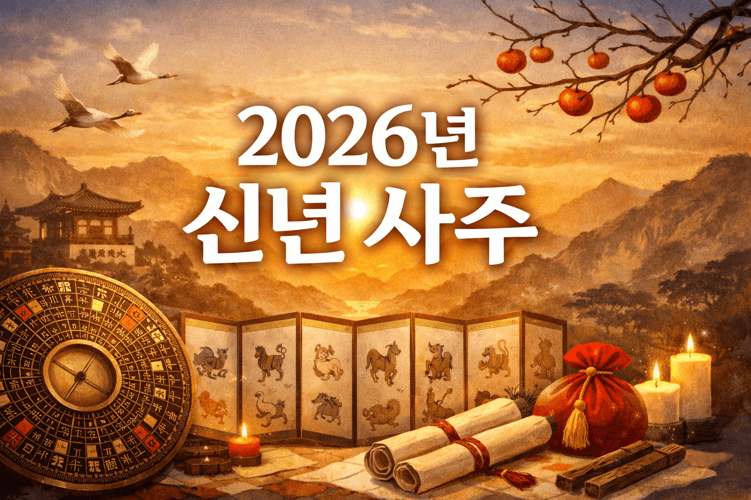 2026년 운세가 궁금하다면? 신년사주로 미리 보는 나의 한 해