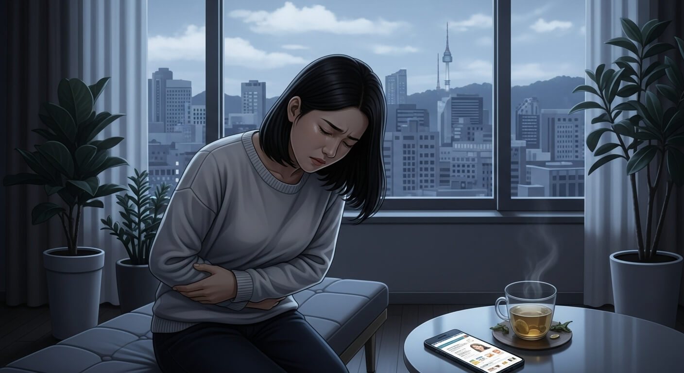 왼쪽 갈비뼈 아래 통증