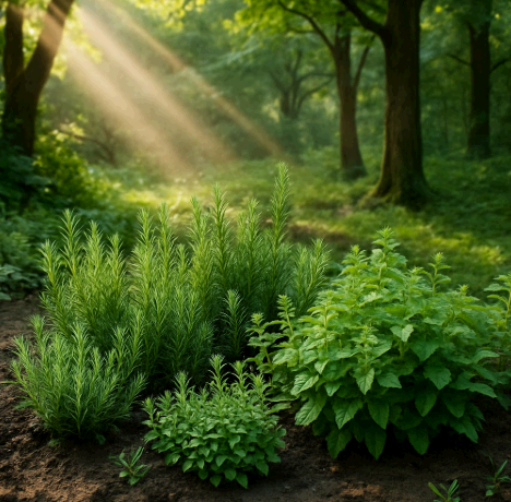 약초가 잘 자라는 환경