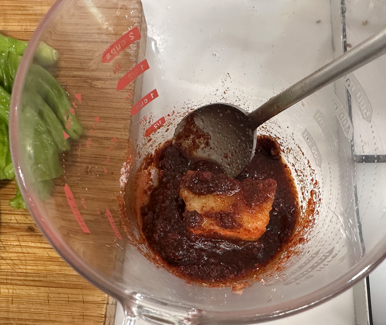 짭조름한 밥도둑 반찬, 명란두부조림 (꽈리고추 추가 버전)