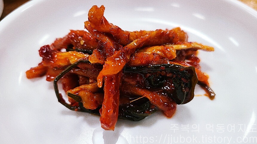 이정혁-계양-동태탕-동태찜-밑반찬-무말랭이