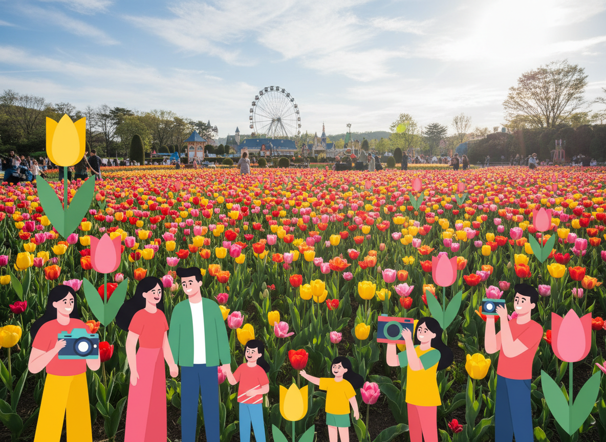 2026 용인 에버랜드 튤립축제 예약 예매 기간 가격