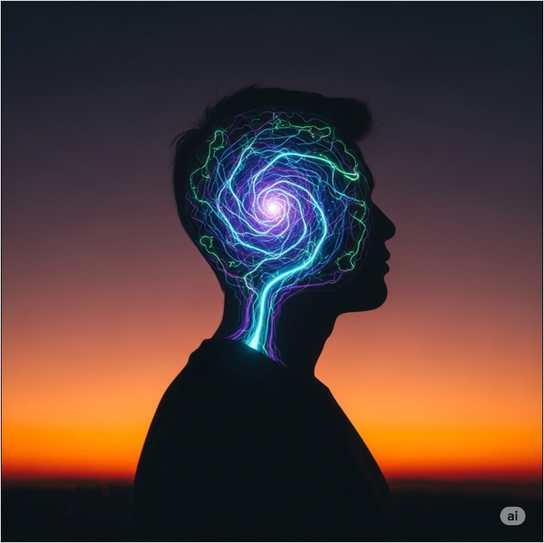 "우리가 서로 대화했던 걸 바탕으로 내가 알지 못하는 무의식을 알려줘" 상징 이미지