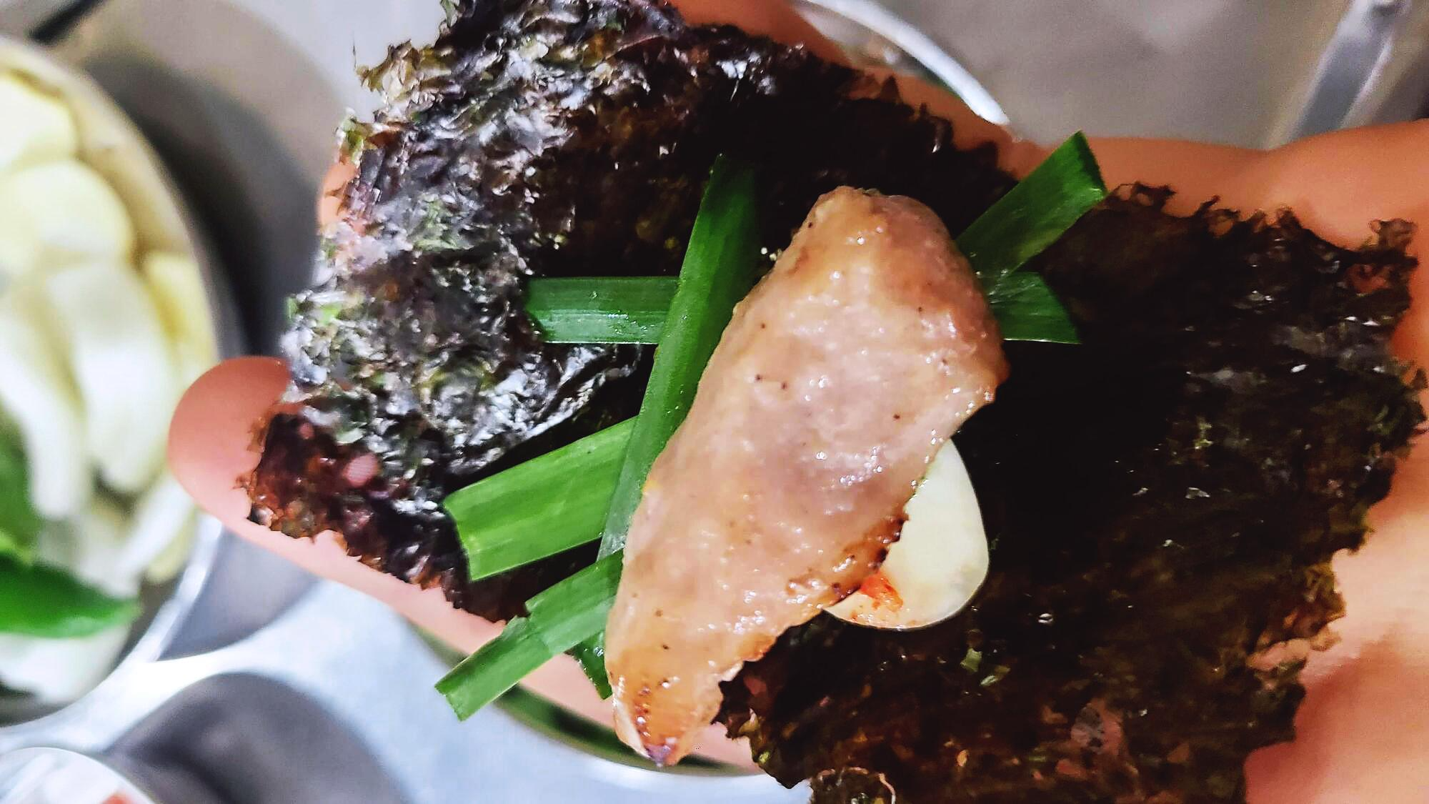 마포주먹고기-김-고기