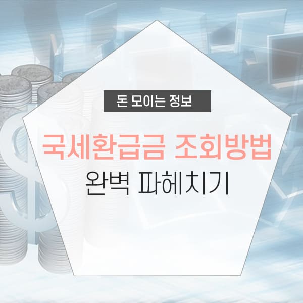 국세환급금 조회 개념설명 및 조회방법 소개