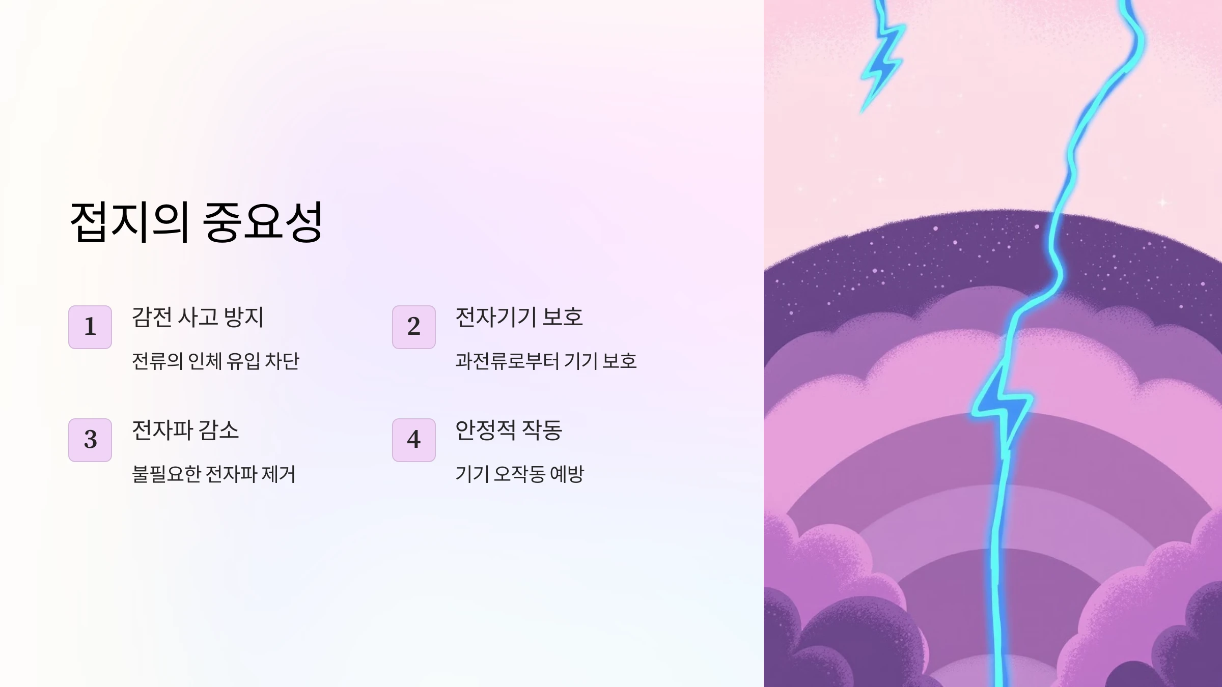 접지 불량 점검 방법