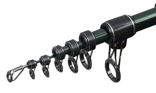 원투 낚시대 유정비어 30 450 접은 모습