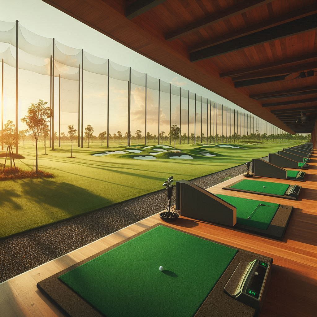 실외골프연습장 배경