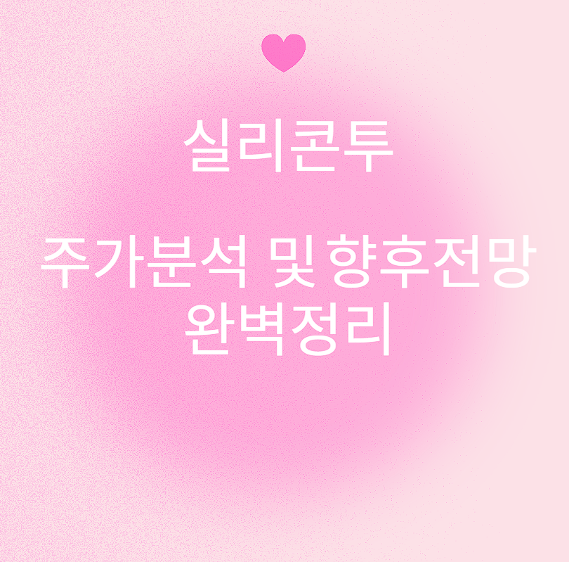 실리콘투 주가분석 및 향후전망 완벽정리