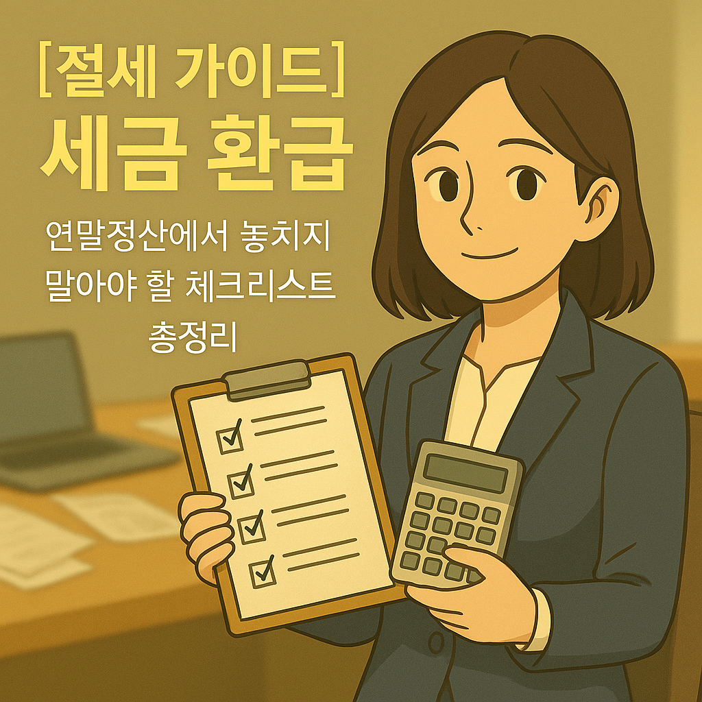 [절세 가이드] 세금 환급 ｜ 연말정산에서 놓치지 말아야 할 체크리스트 총정리