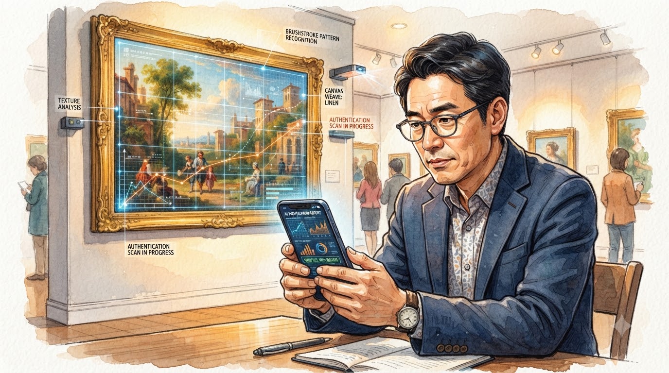 AI 미술품 감정 RWA 투자 가이드: 딥러닝 진위 판별부터 적정 가격 산출 및 위험 요소까지 확인하기