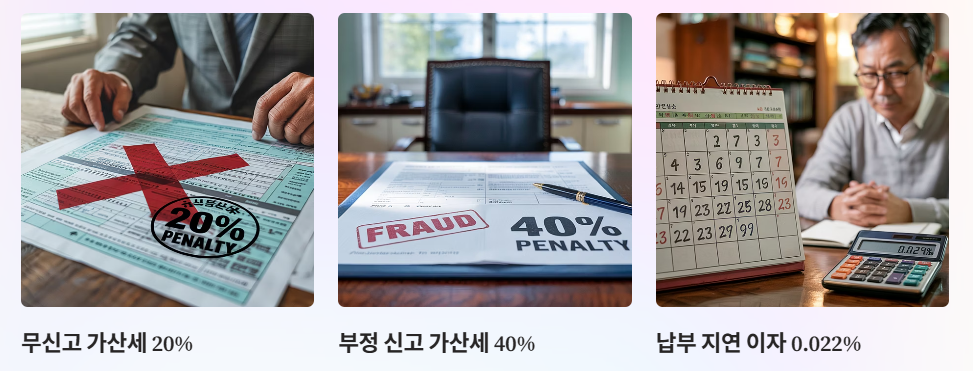 신고 안하면 생기는 불이익
