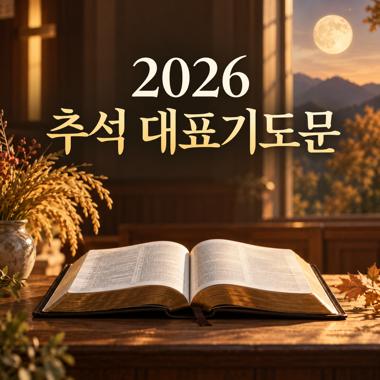 추석 대표기도문
