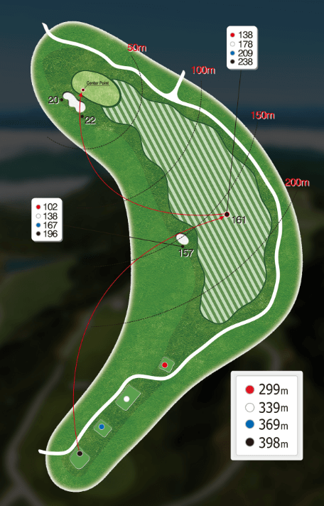 루나엑스 C코스 2홀