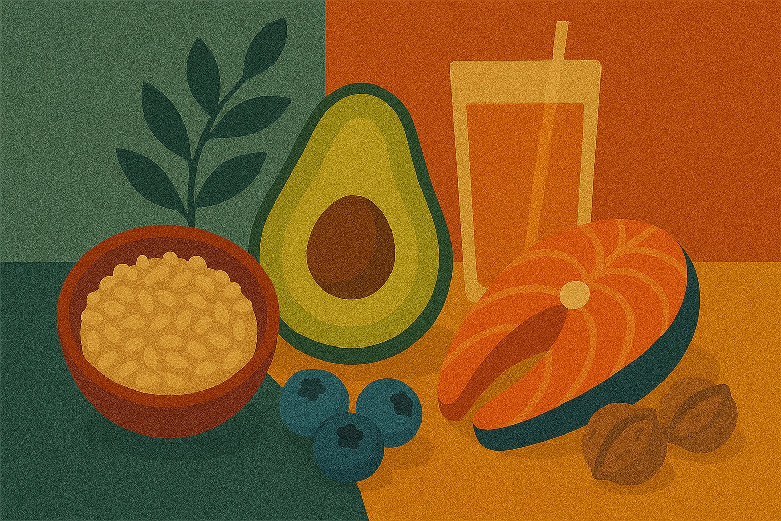 불안과 긴장을 줄이는 음식 조합 추천