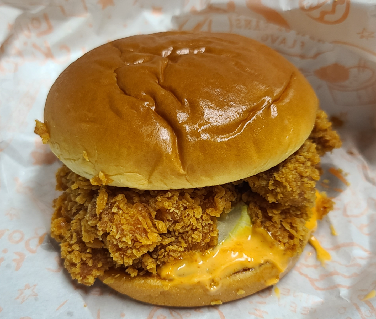 파파이스 성남신흥점 치킨샌드위치