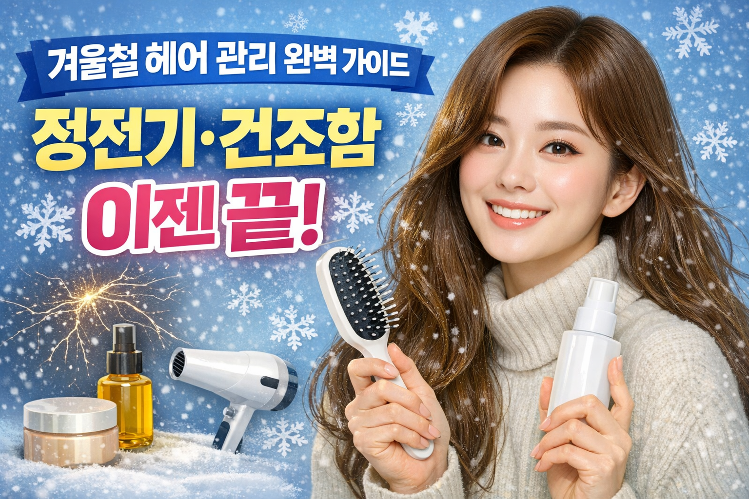 겨울철 헤어 관리