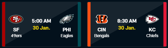 NFL-챔피언십-경기일정-한국시간